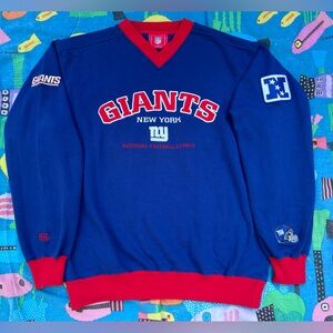 New York Giants Blue and Red medium Sweatshirt